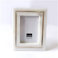 Marble + Gold Frame