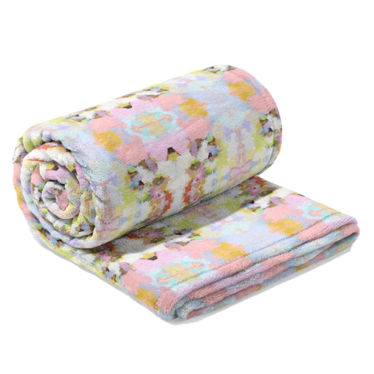 Brooks Avenue Fleece Blanket by Laura Park