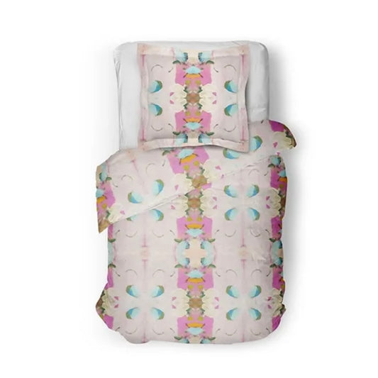 Monet's Garden Pink Bedding Set by Laura Park