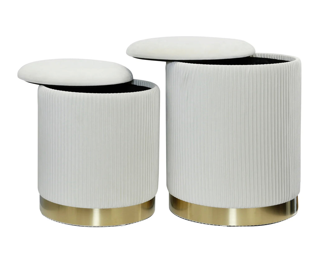 Ribbed Ottoman Set