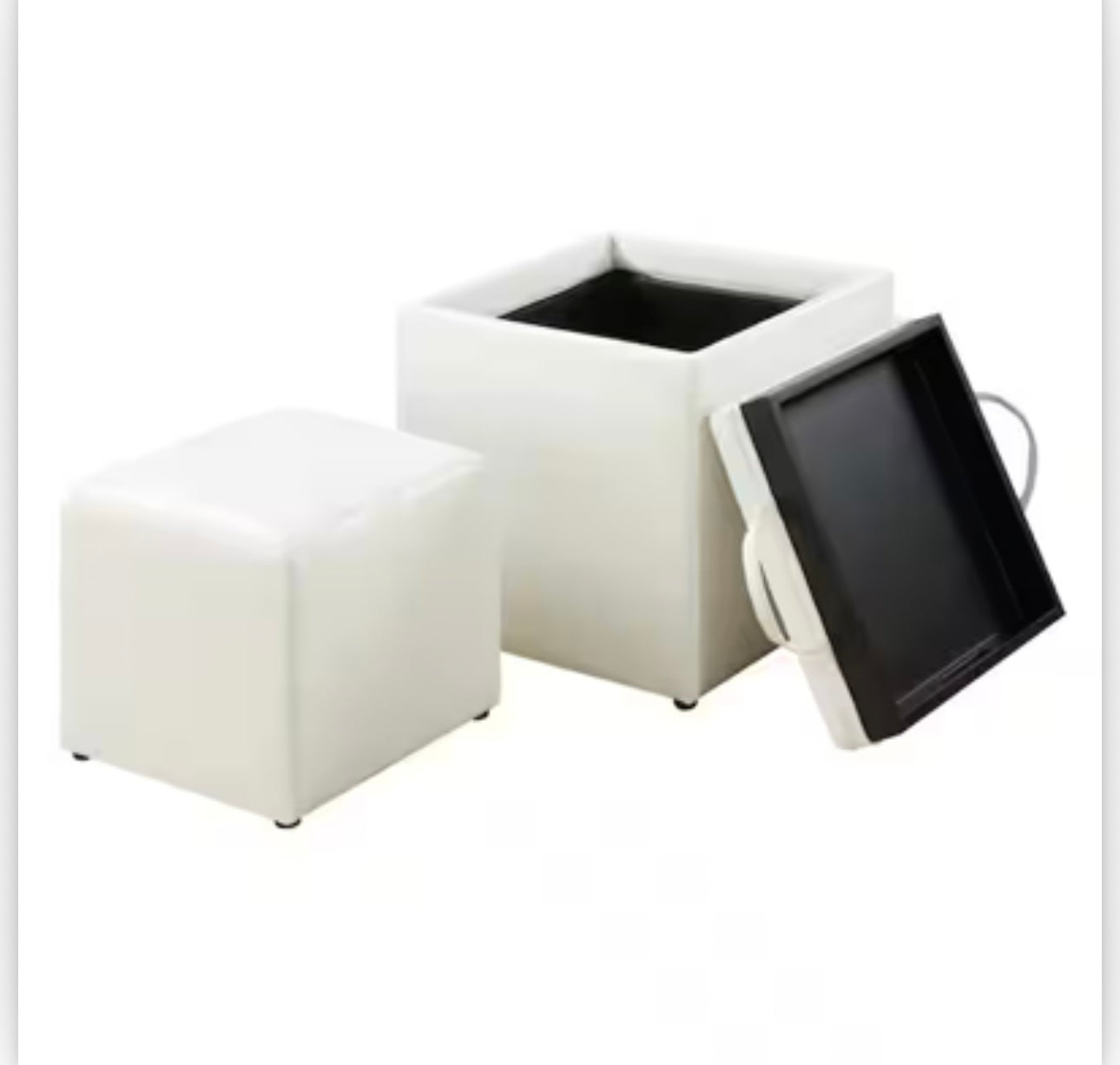 White Ottoman Set