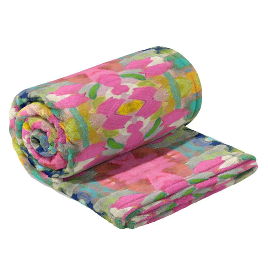 Pink Paradise Fleece Blanket